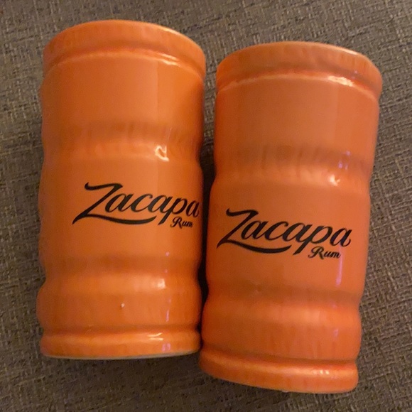 NEW set of 2 Orange Tiki Cocktail Mugs - Picture 5 of 6